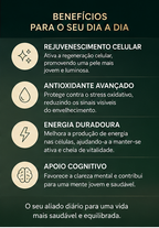 NAD + Resveratrol - Cápsulas de Reparação Celular, Antienvelhecimento e Energia Extra - SuperHuman
